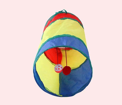 Cat Tunnel Pet Tubes with Ball Play Tent - Pet Goof