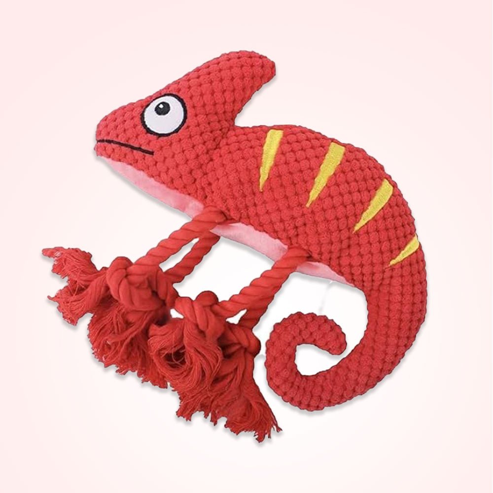 Chameleon Plush Rope Toy - Pet Goof