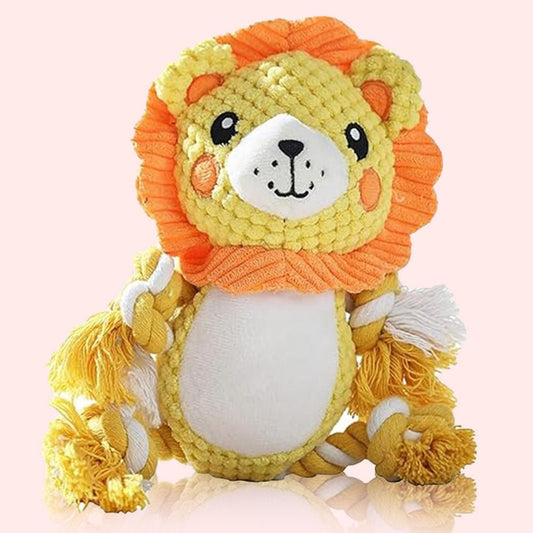 Cute Lion Rope Toy - Pet Goof